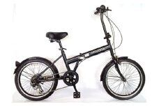パンクしないオリタタミ自転車 MOVONA ワイドタイヤ 20型 6段変速【ブラック】武田産業【四日市市 で人気の返礼品 ノーパンク 武田産業 折り畳み自転車 三重県 四日市 四日市市ふるさと納税】
