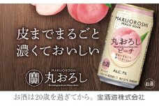 【返礼品事業者：株式会社イズミック三重支店】寶丸おろし〈ピーチ〉350ml缶　24本【タカラ TaKaRa お酒 酒 アルコール チューハイ 缶チューハイ ハイボール 濃厚 サワー 350ml ピーチ おろし 爽快 爽やか 健康志向 美味しい 三重県 四日市市 四日市】