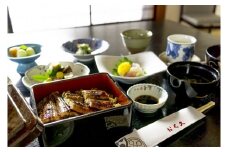 266 料理旅館おく文 うな重膳 ペア宿泊券 ワンドリンク付き　宿泊 料理 旅館 うなぎ 伊勢市