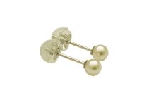 1731 アコヤ真珠3.5mm　K14WG スタッドピアス　アコヤ真珠 3.5ｍｍ K14WG スタッドピアス　パールピアス 真珠ピアス ホワイトゴールド  ベビーパール 小ぶり 上品 フォーマル カジュアル 冠婚葬祭　普段使い 国産 プラチナ