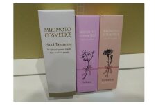 1854 ミキモト コスメティックス ハンドクリーム3点セット　ミキモトクループ 御木本製薬 伊勢志摩産真珠成分 超純水 ハンドクリーム 無香料 桜 カーネーション うるおい みずみずしい なじみやすい ハリ・弾力チューブタイプ保護膜 透明感