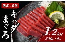 まぐろ刺身 国産キハダマグロ 冷凍 短冊 セット 約1.2kg ( まぐろ マグロ 鮪 キハダマグロ 刺身 刺し身 小分け 短冊 便利 冷凍 まぐろ刺身 国産まぐろ キハダマグロ 鮪 お刺身 人気 おすすめ 三重県 松阪市 )【1.5-8】
