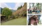 広い芝生広場と少し下ったところで川遊びも楽しめます