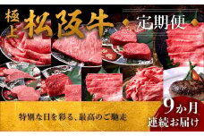 極上松阪牛 贅沢コース【定期便9ヵ月】（ヒレ・シャトーブリアン・サーロイン・赤身・霜降り・すき焼き・しゃぶしゃぶ・ハンバーグ・松阪牛 松坂牛 高級肉 霜降り肉 ブランド牛 国産牛 贈り物 ギフト 人気ふるさと納税 和牛 ふるさと納税おすすめ 肉おすすめ）【30-24】