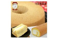 魔法庵　もちもち小麦の洋菓子シフォンケーキモフォンとロールケーキ　m_13