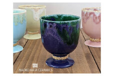 NAOKO HATA CERAMICS　上品で金彩が美しいゴブレット　c_73