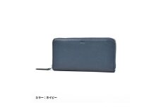 レディース本革長財布 4M2-1151（・ネイビー）