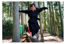 【一風変わったアクティビティ！】赤目四十八滝　忍者修行体験+赤目渓谷入山ペアチケット（2名様）　三重県名張市