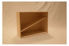ShoewindowBOX（LOW)専用スリーブ付き　スニーカー シューズボックス シューズケース 靴 靴箱 インテリア 天然木 木製 収納 ディスプレイ