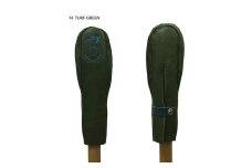 木の庄帆布 公式 フェアウェイウッドヘッドカバー 国産レザー1枚仕立 3FW KinoshoTRANSIT　K-KHG-W-3F01M-（C/#74 ターフグリーン / ネイビー）　ゴルフ ヘッドカバー 国産 レザー