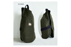木の庄帆布 公式 シューズケース シューズサック Shoes Case 【KinoshoTRANSIT】　K-KHG-SS01M-（C/#OD GREEN / ODグリーン）　ゴルフ シューズケース おしゃれ 高密度帆布