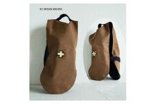 木の庄帆布 公式 シューズケース シューズサック Shoes Case 【KinoshoTRANSIT】　K-KHG-SS01M-（C/#92 SMOKE BROWN / スモークブラウン）　ゴルフ シューズケース おしゃれ 高密度帆布