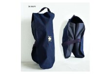 木の庄帆布 公式 シューズケース シューズサック Shoes Case 【KinoshoTRANSIT】　K-KHG-SS01M-（C/#26 NAVY / ネイビー）　ゴルフ シューズケース おしゃれ 高密度帆布