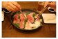 地魚の魚サバキ体験で自分で作ったお刺身