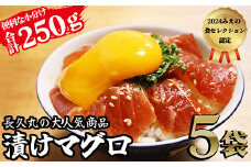 長久の漬けマグロ 5袋 セット 小分け 生食 刺身 お刺身 漬け丼 竜田揚げ 冷凍 天然 鮪 まぐろ マグロ 海鮮 魚介 魚 人気 大人気 定番 ご飯 オススメ 三重県 尾鷲市　CH-103