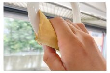 純銅と真鍮のアシストシート / 感染対策 予防 携帯用 触らない タッチパネル対応 ドアオープナー 接触感染 接触予防 接触対策 非接触 衛生 衛生用品 純銅 日本製 軽い 持ち運び 日用品 雑貨 /  亀山市 / 有限会社ギルドデザイン[AMAA008]