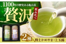 亀山茶【缶入り】味わい緑茶セット / 茶 ちゃ お茶 おちゃ 緑茶 りょくちゃ 日本茶 茶葉 煎茶 缶 / 亀山市 / 三重茶農業協同組合[AMAG012]