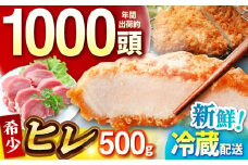 【ヒレ（一本袋入り）】三重県 亀山市 豚肉 ヒレ 500g 小林ファームが愛情こめて育てた三元豚 亀山市/小林ファーム 冷蔵 ヒレ フィレ 送料無料 [AMAB007-1]