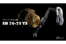 【チタン×ブラック】LIVRE リブレ SB 70-75 TS (ダイワB2) 亀山市/有限会社メガテック リールハンドル カスタムハンドル 国産 [AMBB109-2]