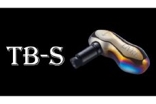 【ブラウン(IP)＆ブラック】LIVRE TB-S（ダイワL LIVRE ハンドル BJ/POWER）ブラウン(IP)×ブラック 亀山市/有限会社メガテック 釣り具 リールハンドル カスタムハンドル [AMBB239-2]