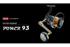【ガンメタ/チタン】LIVRE Power 93（シマノ右 8000～14000） 亀山市/有限会社メガテック 釣り具 リールハンドル カスタムハンドル [AMBB202-2]