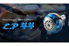 【ブラウン(IP)＆チタン】LIVRE EP44（ダイワL LIVRE ハンドル BJ/POWER）亀山市/有限会社メガテック 釣り具 リールハンドル カスタムハンドル [AMBB212-5]