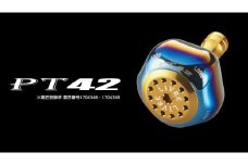 【ファイヤー＆チタン】LIVRE PT42（ダイワL LIVRE ハンドル BJ/POWER） 亀山市/有限会社メガテック 釣り具 リールハンドル カスタムハンドル [AMBB229-2]