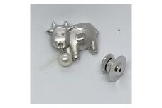 30-25三重県産あこや真珠４.５mm　S Vピンタック