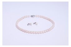 800-02あこや真珠ネックレス・イヤリングセット(8.0-8.5mm)