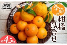 自然塾 季節の柑橘詰合せ 約4.5㎏ みかん ミカン 温州みかん フルーツ 果物 くだもの 柑橘 不知火 せとか 果物セット フルーツセット 甘い 濃厚 産地直送 数量限定 人気 国産 三重県 熊野市 【szjk0010】