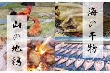 【定期便】くまの直送便「海の干物、山の地鶏セット」【ongj-tkb0001】