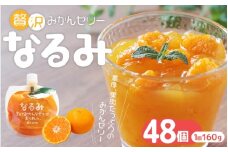果肉入り 贅沢 みかんゼリー なるみ 48個 化粧箱なし ご家庭用【kmkn0072】