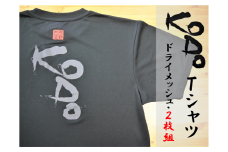 熊野古道Tシャツ【KODOTシャツ・2枚組】ドライメッシュ生地でいつでもさわやか。【kmkn0129】