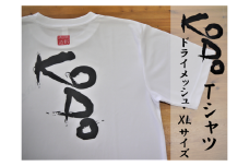 熊野古道Tｼｬﾂ【KODOTｼｬﾂ・白・ＸＬサイズ】ドライメッシュ生地