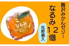 【果肉入り贅沢みかんゼリー「なるみ」6個入り×2箱】化粧箱入り【kmkn0151】