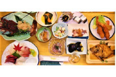 魚料理が自慢 「民宿はまけん」 ペア宿泊券 1泊2食【hmkn0001】