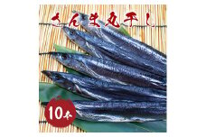 さんま丸干し 10本 さんま 干物 熊野市 三重県 松屋水産【mtys0010】