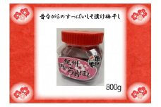 ふるさとの味　昔ながらのすっぱいしそ漬け梅干し　800g【frsn0013】