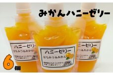 自然塾　みかん ハニーゼリー　６個入り【szjk0005】