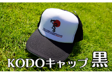 熊野古道キャップ【KODOキャップ・黒】【kmkn0271】