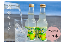 新姫サイダー250ml×9本入【frsn0026】