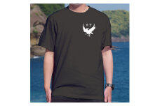 導きのカラスＴシャツ　ブラック（Sサイズ）【mrm0147-1】