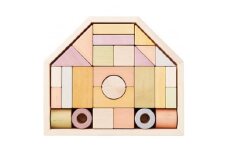 エドインターの知育玩具＜つみきのいえM ＞(日本産/木製玩具)【1329428】