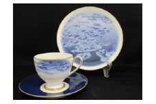 【050-20】≪NARUMI≫【英虞湾】絵皿＆1客碗皿