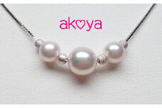 【033-01】akoya　swing 　ネックレス*