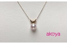 【084-01】akoya　天使のはねペンダント(K18YG)*