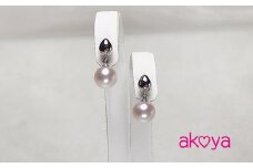 akoya　ぷっくりしずくピアス( K18 WG ) / 伊勢志摩 志摩 三重県 真珠 パール アクセサリー ピアス ジュエリー アコヤ貝 普段使い 誕生石 誕生日 かわいい おしゃれ ファッション プレゼント ギフト シンプル
