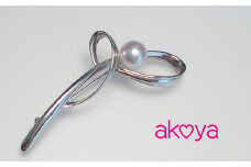 【050-59】akoya　FUTAHA　ブローチ*