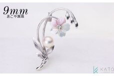華やかな！ あこや真珠ブローチ / 伊勢志摩 伊勢 志摩 英虞湾 真珠 アコヤ真珠 本真珠 パール ブローチ アクセサリー ギフト プレゼント クリスマス バレンタイン ファッション カジュアル 誕生石 記念日 国産 小物