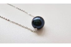 ディープブルーの神秘な輝き プチパールペンダント / あこや ペンダント ネックレス 真珠 伊勢志摩 志摩 アクセサリー ギフト パール 母の日 ホワイトデー クリスマス 記念日 〔050-113〕